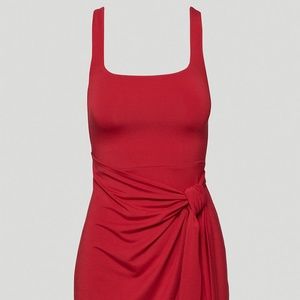 Aritzia NWT RARE Wilfred Saturn Mini Dress Red Small